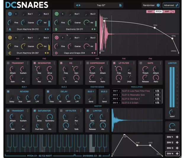 DC Snares – Virtual Instruments by Scaler Music