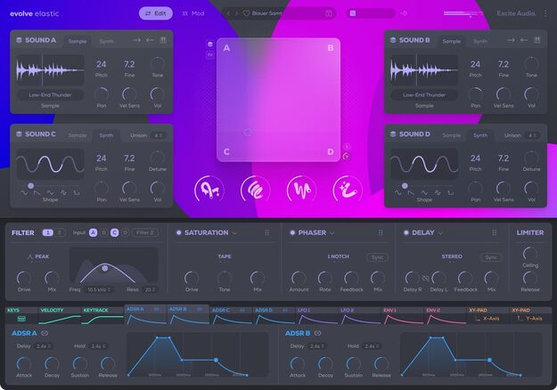 Evolve Elastic – Virtual Instruments by Excite Audio