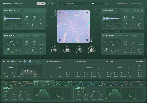 Evolve Nest Acoustics – Virtual Instruments by Excite Audio