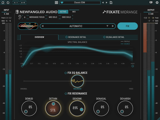 Fixate:Midrange – Dynamics Processor by Newfangled Audio