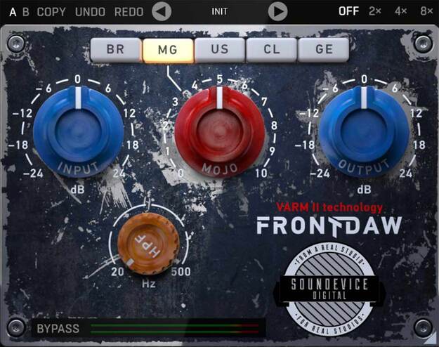 Front DAW – Preamp