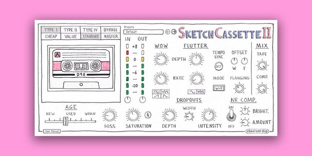 SketchCassette II – Tape Emulation by Aberrant DSP